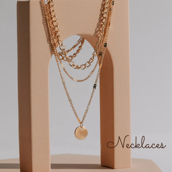 Women gold necklaces, diamond necklace, necklaces chain, and cross pendant necklace in elegant styles.