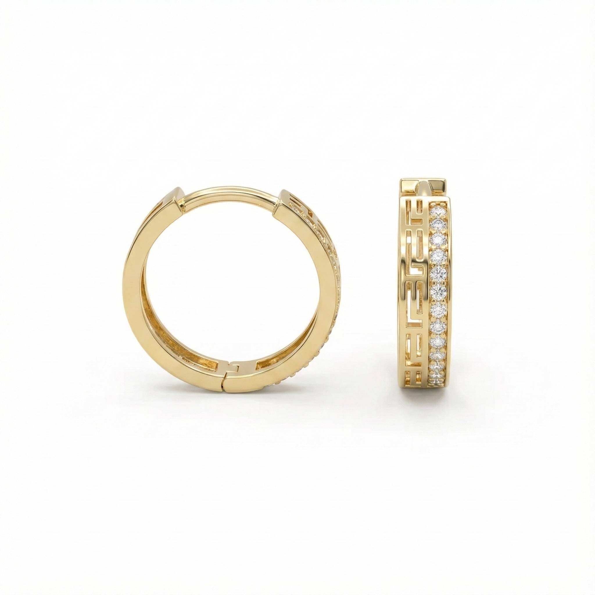 10KT Gold Gracie Huggies