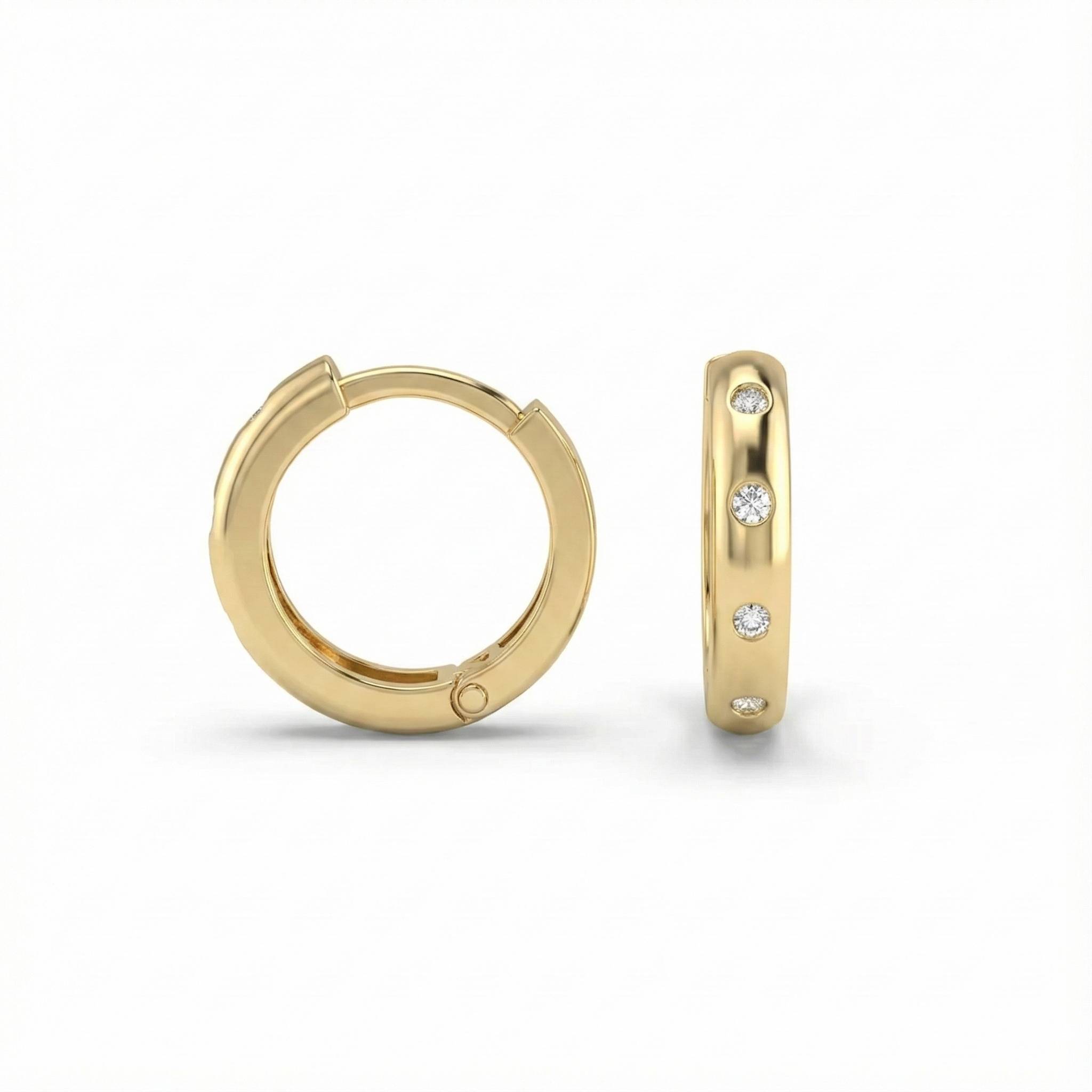 10KT Gold Merrill Huggies