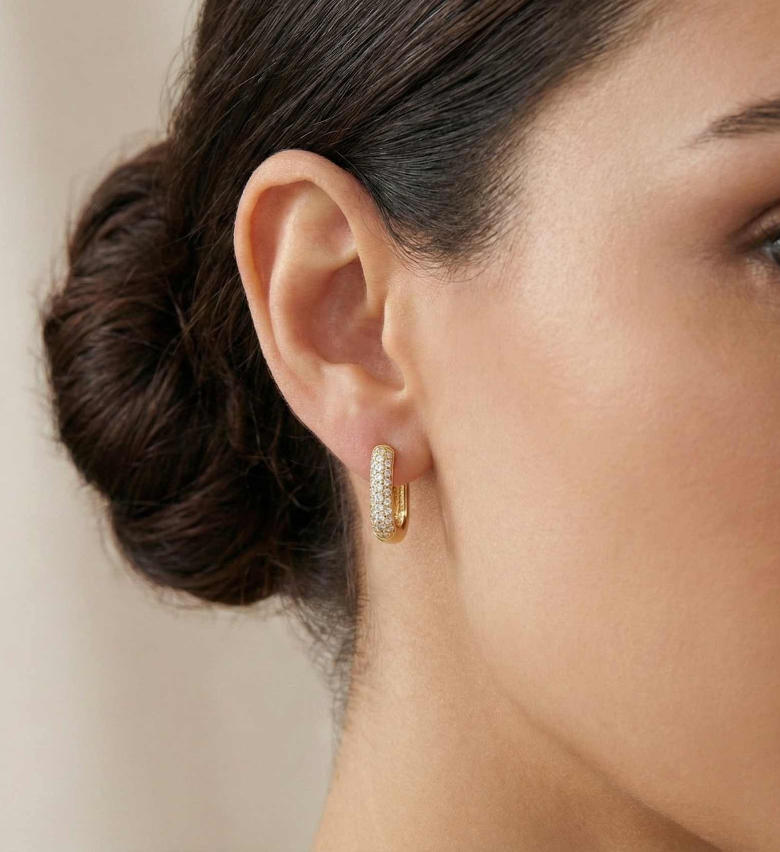 10KT_Gold_Small_Elongated_Oval_Accented_Huggies1