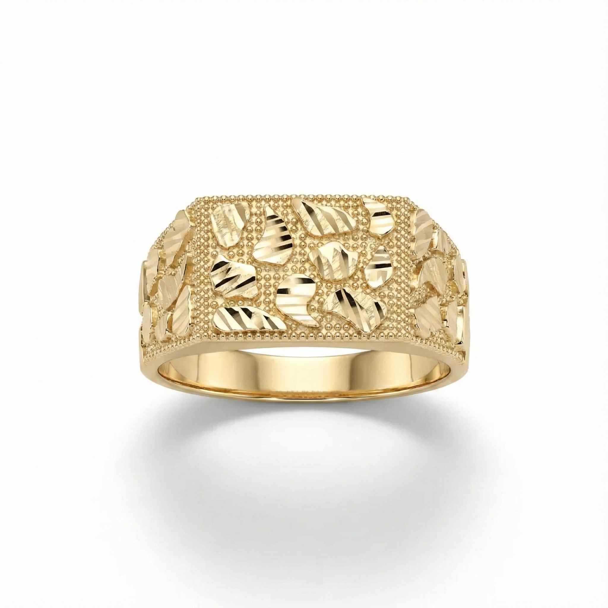 10KT Men’s Arizona Nugget Ring
