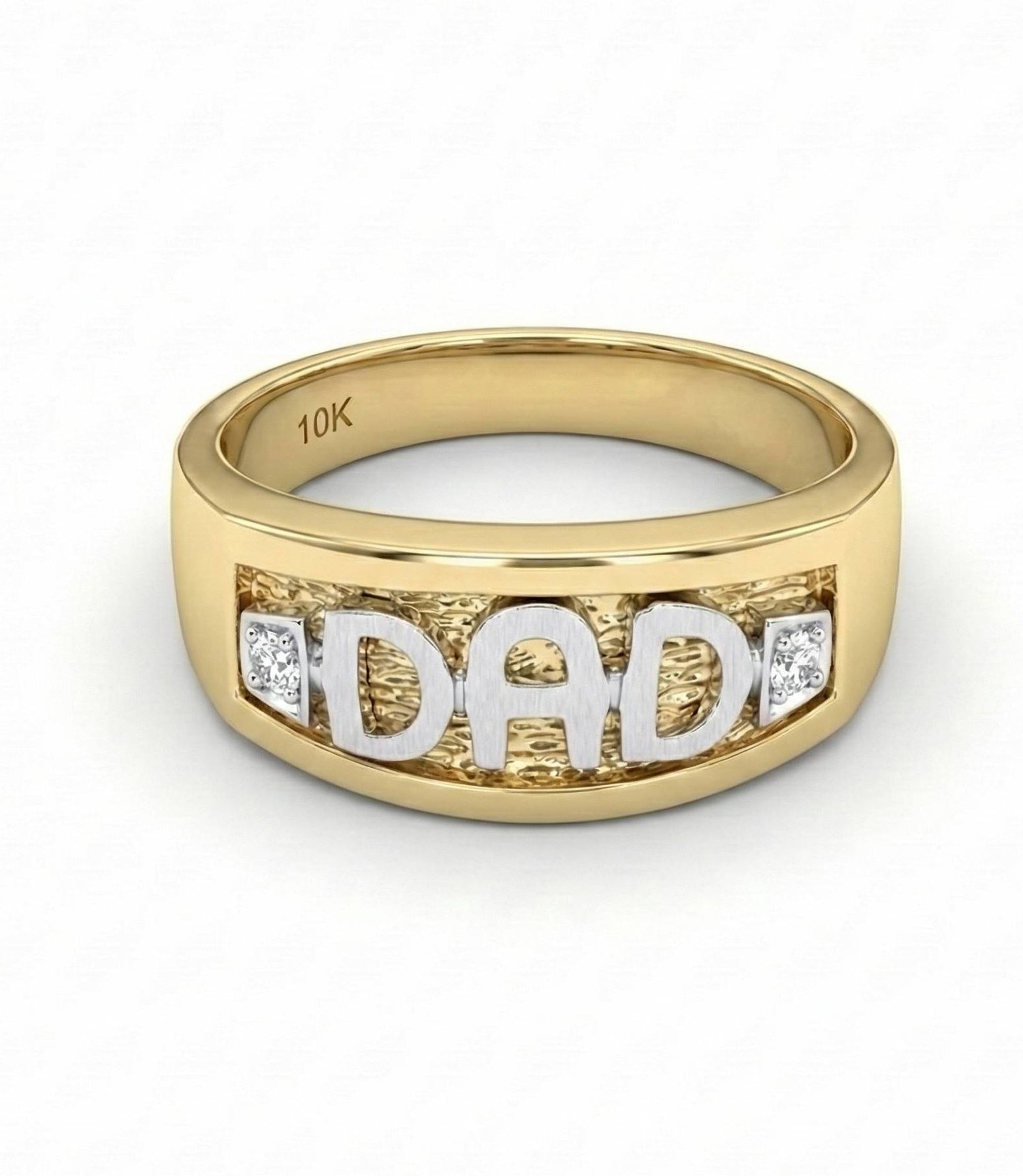 10KT Yellow Gold DAD Ring