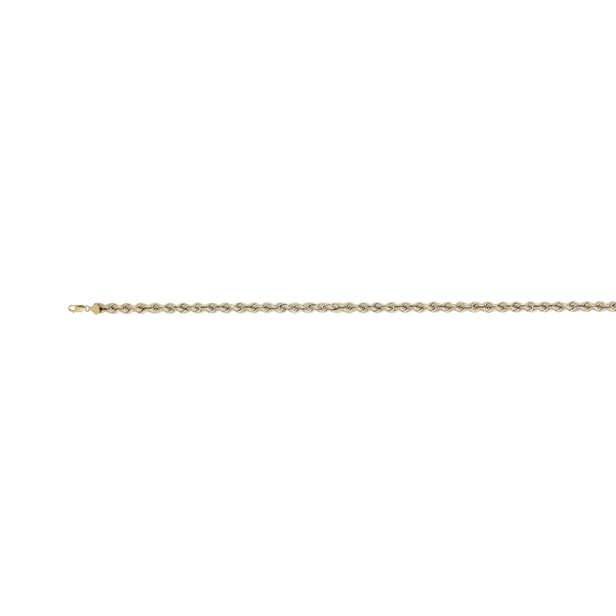2.5 MM Gold Rope Chain for Men | Hollow Rope Chain Jewelry