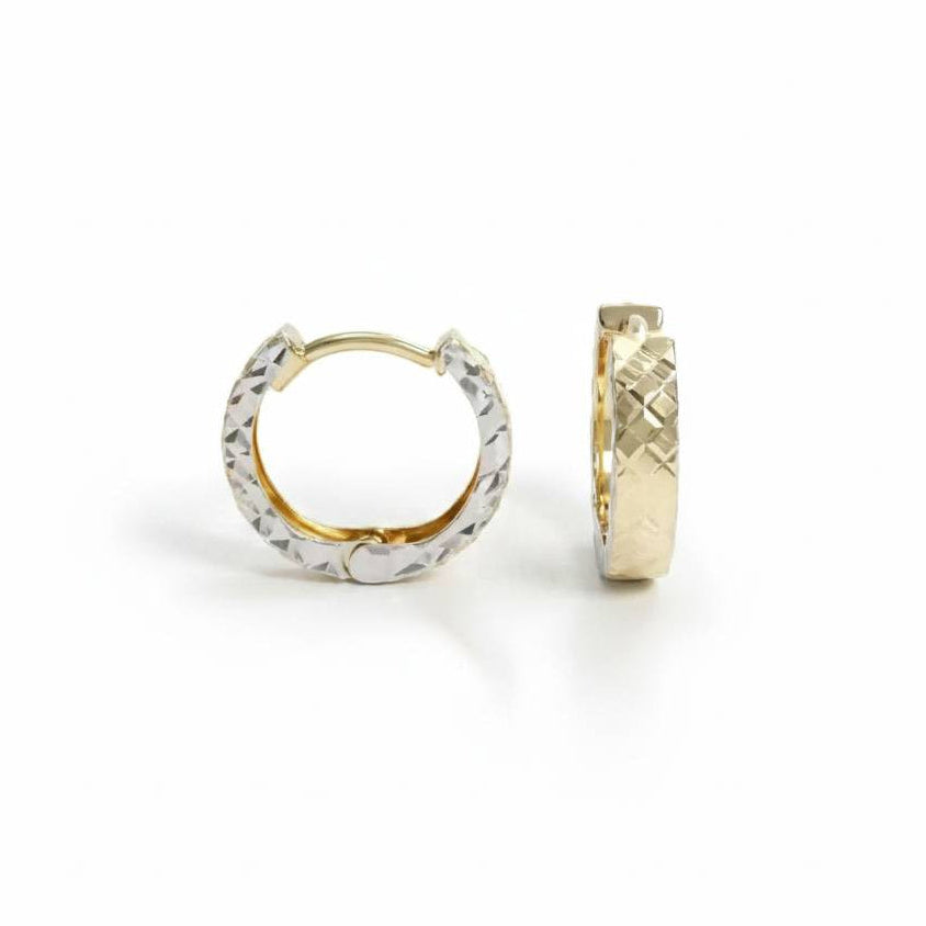 Gold Two-tone Veronica Huggies