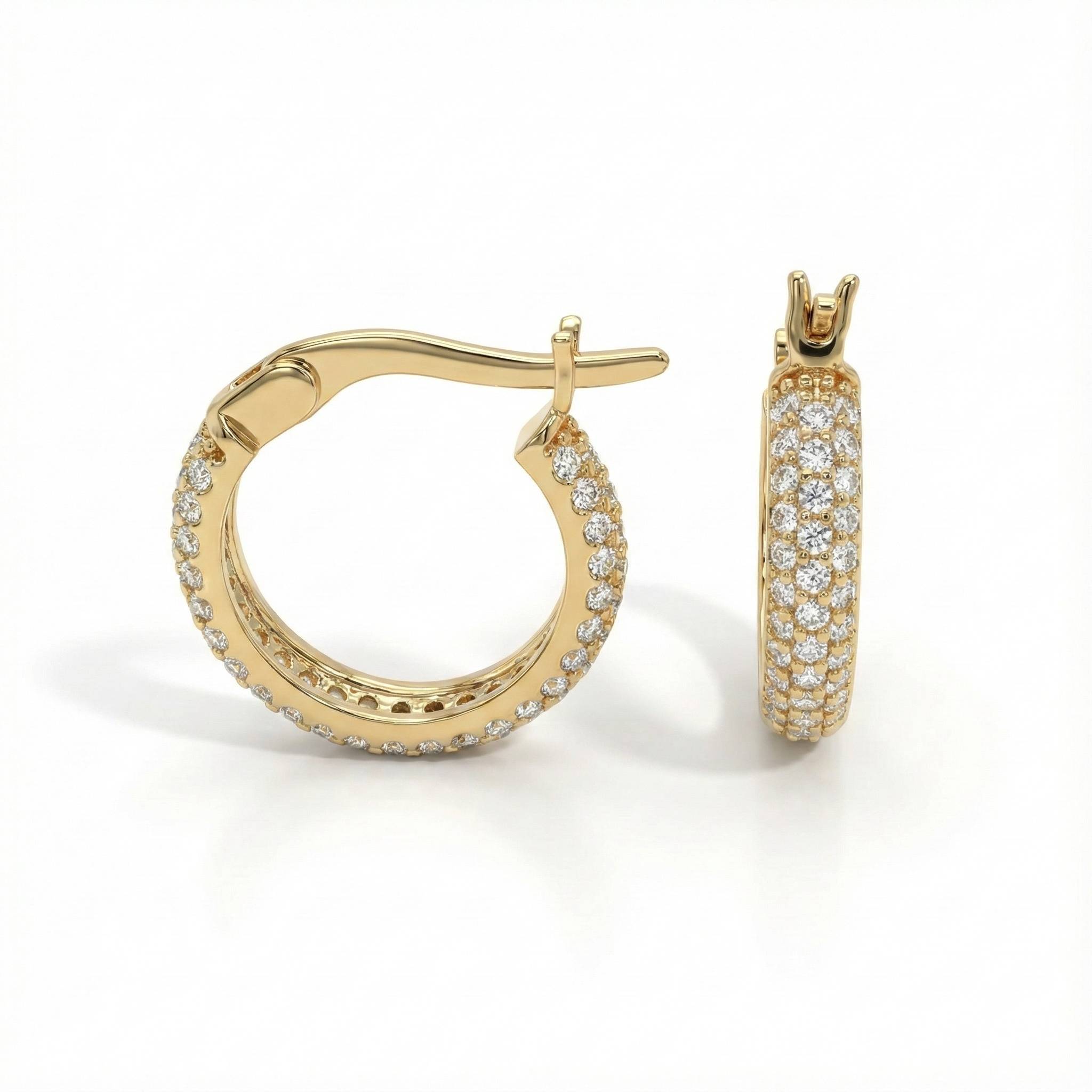 10KT Studded Zara Huggies