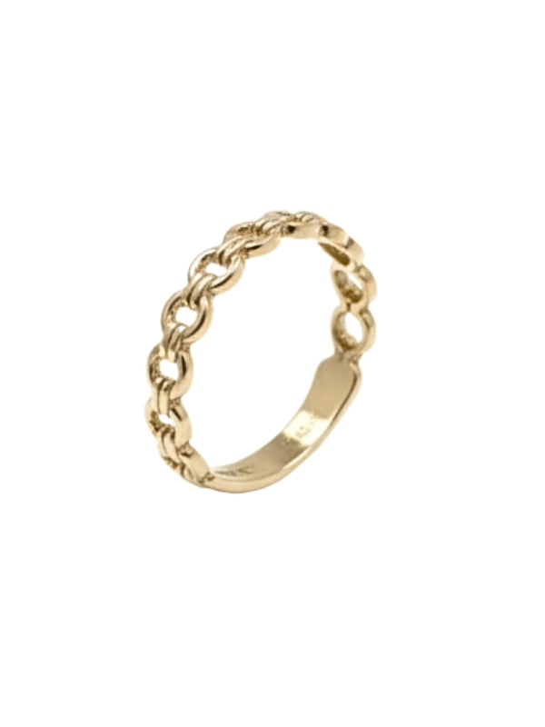 10KT Chain Link Ring