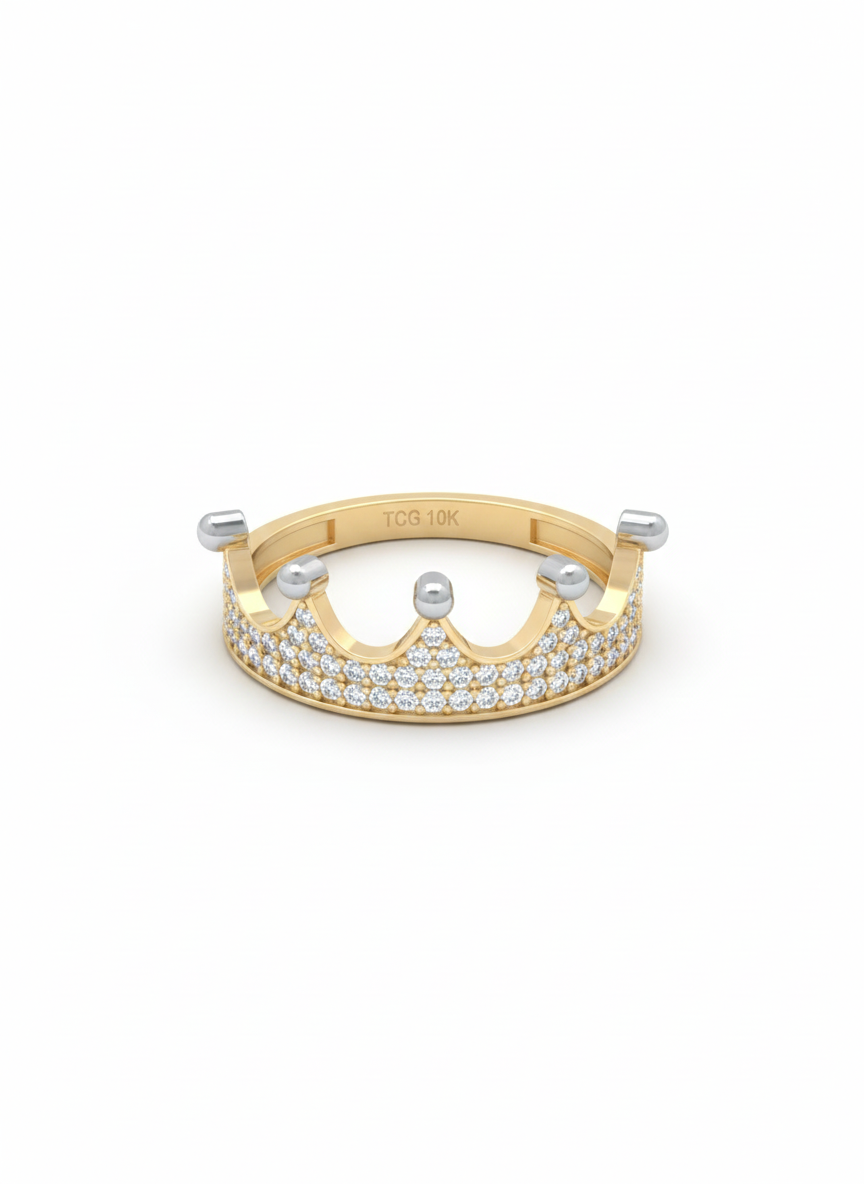 Women’s Yellow Gold Crown Ring