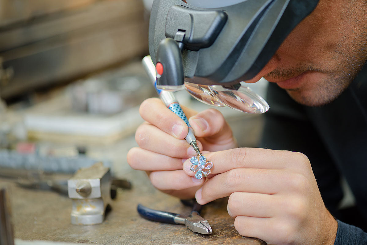 Professional jewelry repair services offering resizing wedding rings and jewelry resizing near me