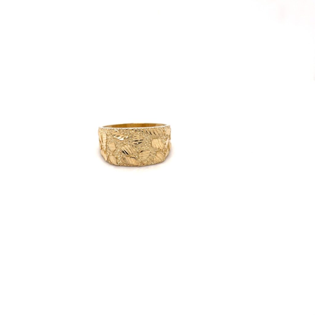 10KT Ohio Nugget Men’s Ring - NL Gold Factory