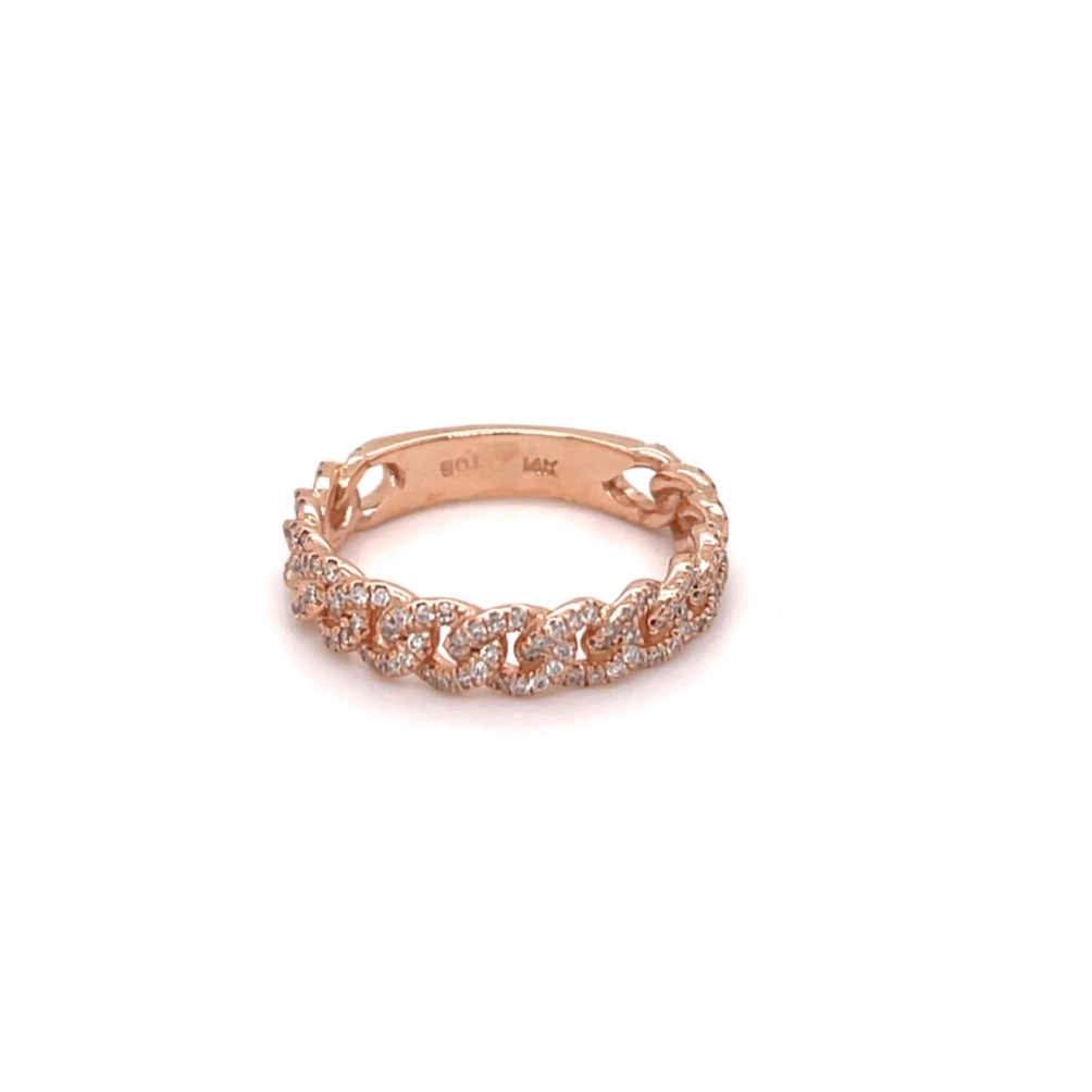 Cuban link online ring women